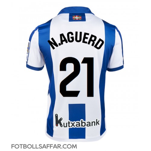 Real Sociedad Nayef Aguerd #21 Hemmatröja 2024-25 Kortärmad